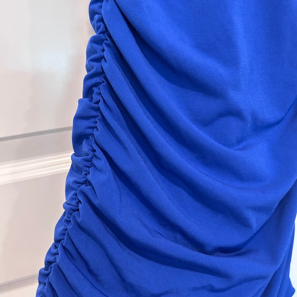 Nookie Cobalt Blue Tia Mini Bodycon Dress Soft Jersey Size Small NWT - Picture 8 of 12